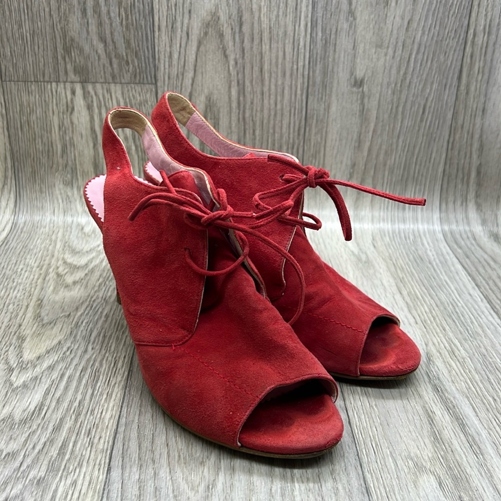Carolina Herrera Red Sandals